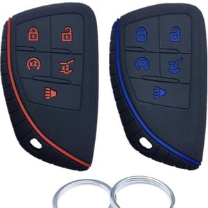 NIP Chevy Key Fob Cover & Valve Stem Caps